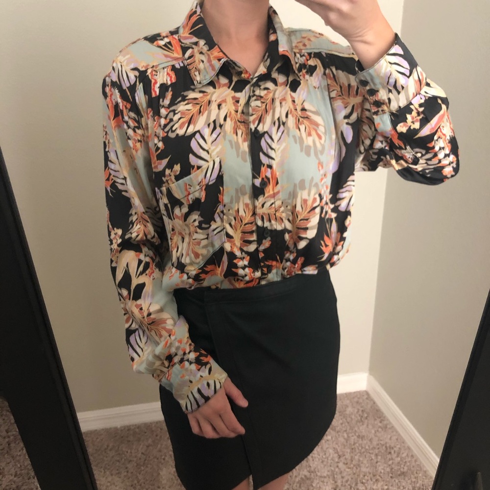 Free People print tunic